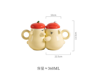 Tasses à café en céramique écologiques en grès, directement de l'usine chinoise, couleurs personnalisables, sans danger pour les aliments, compatibles lave-vaisselle et micro-ondes - Product Image 1