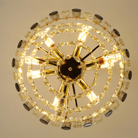 Décoration lustre en cristal lampes suspendues luxe moderne pour la décoration de la maison salon ou mariage