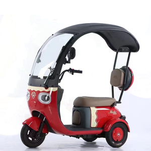 2023 populaire trois roues Tricycle vélo <span class=keywords><strong>électrique</strong></span> Vintage Scooter 3 roues Cargo Ebike <span class=keywords><strong>avec</strong></span> <span class=keywords><strong>toit</strong></span> - Product Image 5