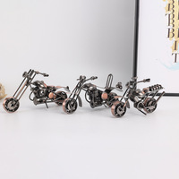 Métal art artisanat vintage moto modèle statues sculptures figurine ornements bureau maison club bar décoration