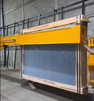 Bras de levage pour chariot élévateur pour feuilles de verre de 2440*3660 mm, destiné aux grossistes de verre pour le déchargement de caisses de verre des conteneurs