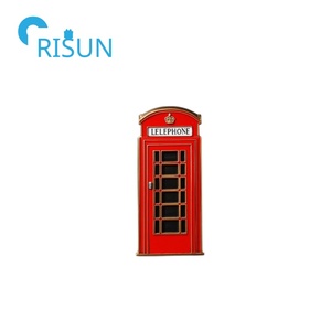 Pin de caja de teléfono rojo esmaltado de Metal DE RECUERDO DE Londres británico, Pin de solapa de caja de <span class=keywords><strong>Correo</strong></span> Real de Londres personalizado, Pin de caja de correos personalizado - Product Image 3