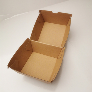 American Hamburger <span class=keywords><strong>Box</strong></span> Portable Take-Out and Packaging para <span class=keywords><strong>Big</strong></span> for Mac Pineapple Bun Pork Chop Burgers para servicio de alimentos - Product Image 4