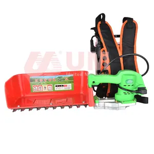 Lithium battery tea picker operated by one hand 24V 12AH portable tea plucking machine