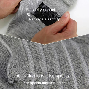 Chaussettes de sport en maille respirante, amorties, anti-humidité et réduisant la fatigue des pieds pour la course, la randonnée et le sport (vente en gros) - Product Image 6