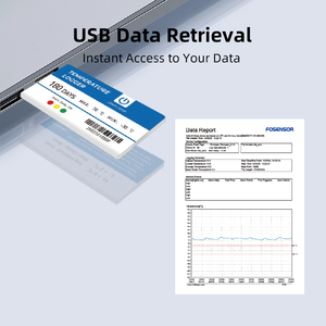 Fosensor harga grosir pencatat <span class=keywords><strong>Data</strong></span> suhu <span class=keywords><strong>USB</strong></span> penggunaan tunggal untuk Monitor temperatur - Product Image 4
