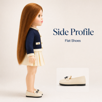 Poupée en peluche personnalisée de 18 pouces avec corps en tissu - Jouet rembourré doux et tendance