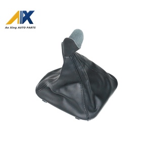 New Black Leather <strong>Gear</strong> <strong>Knob</strong> Cover for General Standards Manual Shift Collar Boot with Frame Compatible - Product Image 6
