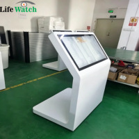 Kiosco Interactivo LCD de Autoservicio de 21.5 Pulgadas para Consultas de Información, Pantalla Publicitaria LCD para Museos, Centros Turísticos y Visitantes