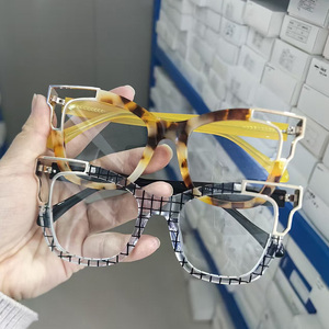 Montures de lunettes tendance en acétate, collection boutique, montures épaisses – Offre spéciale - Product Image 1