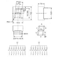 HouKEM-5613-ASR 0.56 pollici rosso sette segmenti LED Display numerico Poster digitale per uso negozio al dettaglio