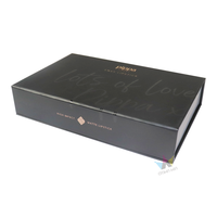 Boîte cadeau magnétique de luxe avec logo personnalisé, insert en mousse EVA et ruban pour emballage en gros