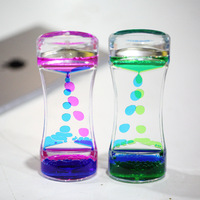 Produits Tendances : Minuteur à Bulles Liquides Sensorielles pour l'Autisme, Jouet Anti-Stress de Bureau, Minuteur Liquide Sensoriel