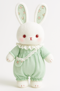 OEM lindo dibujos animados impreso conejo de peluche muñeca flor falda orejas grandes conejo muñeca niña <span class=keywords><strong>Bonnie</strong></span> conejo regalo de vacaciones - Product Image 4