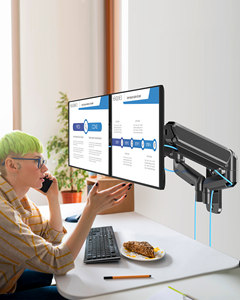 <span class=keywords><strong>Support</strong></span> d'écran d'<span class=keywords><strong>ordinateur</strong></span> double de 32 pouces bras de moniteur double <span class=keywords><strong>support</strong></span> <span class=keywords><strong>mural</strong></span> pour 2 moniteurs - Product Image 4