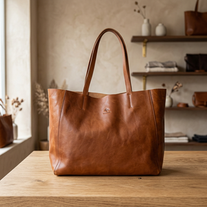 Sacs à main pour femmes en cuir de veau véritable, fermeture éclair, bandoulière, légers, grande capacité, imperméables, durables, tendance - Product Image 1