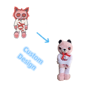 ของตกแต่งปาร์ตี้ฮาโลวีนแบบกำหนดเอง ตุ๊กตาสัตว์น่ากลัว ตุ๊กตาขนนุ่มแบบอนิเมะ ตุ๊กตามาสคอต ทำจากโพลีเอสเตอร์ 100% - Product Image 6