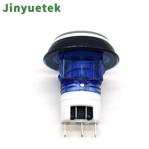 ปลั๊กอเนกประสงค์คุณภาพสูง JY Wholesale ขนาด 42 มม. ปุ่มกดพลาสติกแบบแบนพร้อมไฟ LED สำหรับเครื่องเกมอาร์เคด ใช้กับเหรียญแบบอังกฤษ - Product Image 3