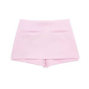Logo personnalisé 2025 femmes Sexy rose Camis haut short ensemble été mode licou cou dos nu haut + doux rose pantalon court dame <span class=keywords><strong>costume</strong></span> - Product Image 4