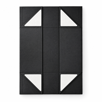 Boîte Cadeau Magnétique de Luxe Personnalisée avec Ruban, Boîte d'Emballage Rigide Pliante en Carton pour Vêtements, Chaussures