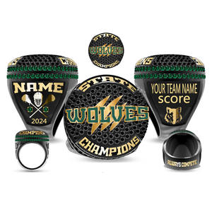 Anillo de campeón de deportes juvenil personalizado Anillos de campeonato de Béisbol Juvenil - Product Image 4