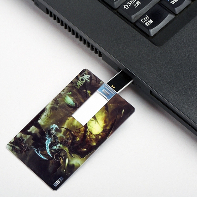 Card USB Drive 8GB/16GB Double-Sided High-Definition Color Printing Custom Logo Creative Promotional Gifts USB 2.0