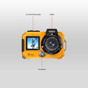 <span class=keywords><strong>Cámara</strong></span> Sumergible para Actividades al Aire Libre, Resistente al Agua, con Doble Pantalla de 2.8+1.4 Pulgadas, IP67, 48MP, 4K, Zoom Óptico de 16x, a Prueba de Golpes, para Snorkel, Surf y Vlogs - Product Image 4