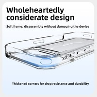 Accessoires de Téléphonie Mobile en Gros – Coque Arrière Détachable Antichoc et Anti-UV pour iPhone 17 Pro Max – Remplaçable DIY