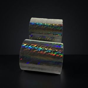 Lámina Holográfica PET 713 para Estampado en Caliente, Dorado y Plateado, Rollo de 64cm*120m con Patrón para Impresión de Señuelos de Pesca - Product Image 2