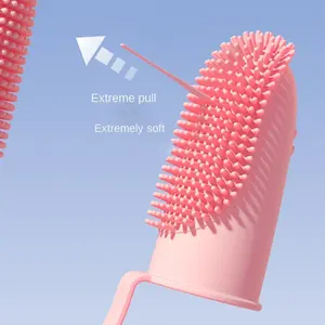 Spazzolino per Cani a Doppia Testa con Impugnatura Morbida, Spazzola per la Pulizia dei Denti e la Cura dell'Alito, Accessorio per Animali Domestici - Product Image 3