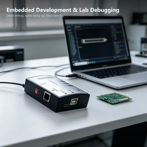 Convertidor Adaptador USB a RS232 RS485 con Interruptor DIP Tipo C de Grado Industrial, Herramienta de Depuración Integrada para Pruebas en Línea de Producción - Product Image 2