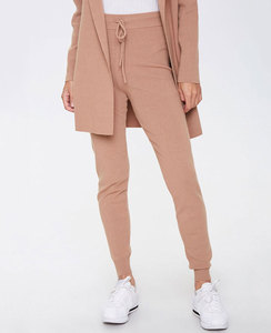 Pantalones de chándal de entrenamiento de gimnasio de Invierno para mujer, pantalones para correr para mujer, decoración de encaje, cordón, venta al por mayor, pantalones de chándal de entrenamiento para mujer - Product Image 2
