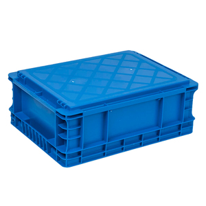 Size 400*300*148 High Level Stacking Stable plastic Turnover Box containers Nestable Logistics Crate