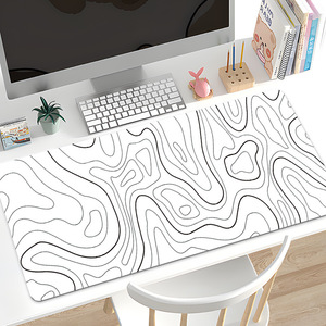 Tapis de souris <span class=keywords><strong>XXL</strong></span> extensible, <span class=keywords><strong>best</strong></span>-seller, art abstrait, surdimensionné, en caoutchouc plat, pour jeux, antidérapant, design personnalisé - Product Image 2