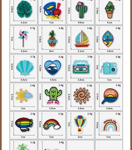 Parche Bordado Estilo Hawaiano para Vacaciones de Playa, para Bikini, Tela de PVC con Decoración de Encaje, Termoadhesivo, Tema de Playa y <span class=keywords><strong>Sol</strong></span> - Product Image 6