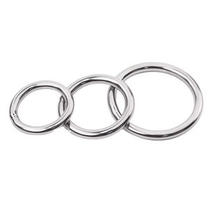 10 pièces 5*40 5*45 5*50mm 304 anneau en <span class=keywords><strong>acier</strong></span> inoxydable soudé joint torique solide cercle hamac anneau de connexion - Product Image 3