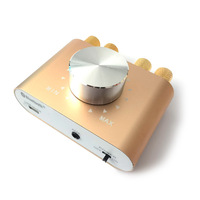 Kompakt BT 5.0 Dijital Ses Amplifikatörü Mini Hi-Fi Stereo Güç Amplifikatörü Masaüstü Ev Araba Hoparlör Sistemi için