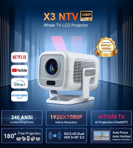 Proyector de Video Inteligente Android 13 con WiFi, Bluetooth, 1080P, 4K, Certificado Oficialmente por <span class=keywords><strong>Netflix</strong></span>, Cine en Casa 3D, Ajustable - Product Image 2