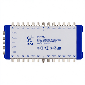 Sat-<span class=keywords><strong>Multischalter</strong></span> für 8 Abonnenten & 1 Satellit, Quad & Quattro <span class=keywords><strong>LNB</strong></span> Kompatibel, DVB-S <span class=keywords><strong>Multischalter</strong></span> 5/8 - Product Image 1