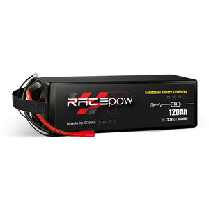 بطارية ليثيوم بوليمر صلبة من Racepow بسعة 425 واط/ساعة لكل كيلوغرام، 2-5 درجات حرارة، 120 أمبير، 22.2 فولت، 6S، 12S، 14S، 18S، 44.4 فولت للطائرات بدون طيار للشحن/الخدمة الشاقة/التحميل الثقيل/VTOL - Product Image 2