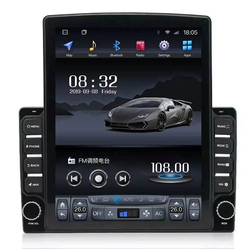 Car Video Audio System Multimedia Radio Player Auto Gps Navigation Car Accessories Electronics Radio Android