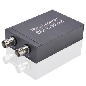 Konverter adaptor Mini 3G SDI ke HDMI, konverter SDI ke HDMI 3G HD Mini untuk CCTV sinyal SD HD dan 3G