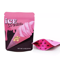 Sac de glacière de bar de crème glacée personnalisé d'italie papier d'aluminium glace pop popsicle sac en plastique sac d'emballage alimentaire glacé