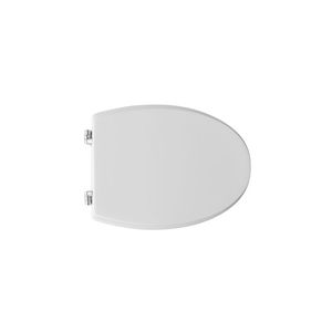 Copriwater Moderno a V in Plastica per WC Rotondo Standard, Materiale PP, Funzione Telecomando per Bagno - Product Image 1