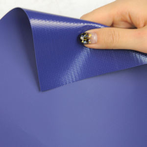 Toile imperméable mate verte/bleue 650GSM, bâches en PVC ignifuges, <span class=keywords><strong>bâche</strong></span> enduite de PVC pour camion, <span class=keywords><strong>remorque</strong></span>, palette, bateau - Product Image 4