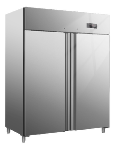 ثلاجة تجارية أوروبية ذات درجة حرارة واحدة، فريزر عمودي من الفولاذ المقاوم للصدأ، خالية من الصقيع مع تحكم رقمي للمطبخ - Product Image 2