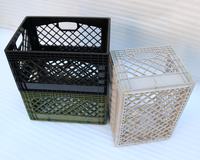 Caisse à lait en plastique de 24 quarts, caisse à lait en plastique Join Plastic Crate