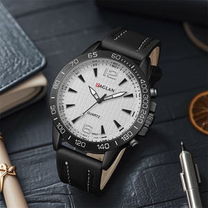 WJ-11465 <span class=keywords><strong>Gros</strong></span> 2024 Grandes Montres <span class=keywords><strong>Homme</strong></span> à Cadran. Montres <span class=keywords><strong>Homme</strong></span> en Cuir à Boîtier en Alliage avec Logo Personnalisé et Mouvement à Quartz - Product Image 4