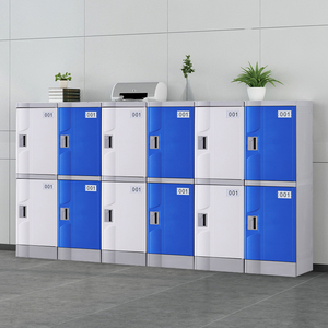 Hiện đại ABS nhựa 4-cửa vân tay khóa kỹ thuật số Locker với RFID thời tiết & chống gỉ cho khách sạn & siêu thị - Product Image 4