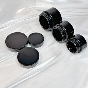 برطمانات زجاجية Mir للبيع بالجملة ، أوعية سوداء طويلة فوق البنفسجية مستديرة ومقاومة للرائحة فوق البنفسجية ، برطمانات زجاجية لتخزين الخفاش - Product Image 5